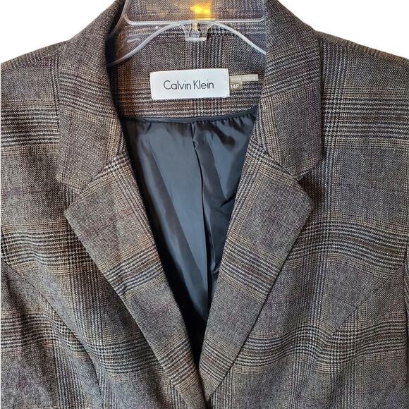 Calvin Klein 14 PETITE Blazer Jacket - Picture 2 of 6